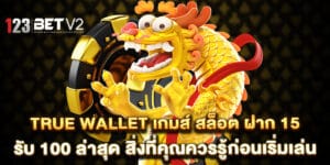 true wallet เกมส์ สล็อต ฝาก 15 รับ 100 ล่าสุด สิ่งที่คุณควรรู้ก่อนเริ่มเล่น